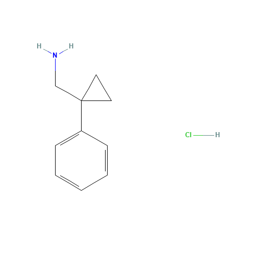 935-43-3 (1-phenylcyclopropyl)methanamine;hydrochloride chemical structure