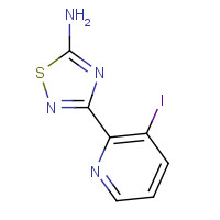 1179361-63-7 3-(3-iodopyridin-2-yl)-1,2,4-thiadiazol-5-amine chemical structure