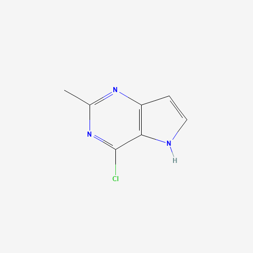 65749-86-2 4-chloro-2-methyl-5H-pyrrolo[3,2-d]pyrimidine chemical structure
