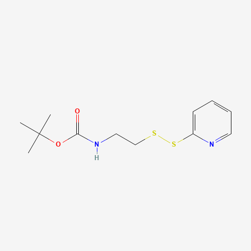 535943-48-7 tert-butyl N-[2-(pyridin-2-yldisulfanyl)ethyl]carbamate chemical structure
