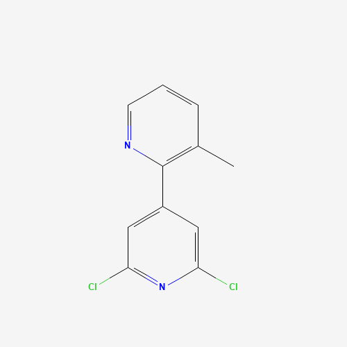 749257-58-7 2,6-dichloro-4-(3-methylpyridin-2-yl)pyridine chemical structure