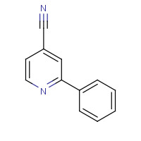 33744-17-1 2-phenylpyridine-4-carbonitrile chemical structure