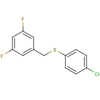 259132-16-6 1-[(4-chlorophenyl)sulfanylmethyl]-3,5-difluorobenzene chemical structure