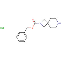 1227381-91-0 benzyl 2,7-diazaspiro[3.5]nonane-2-carboxylate;hydrochloride chemical structure