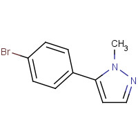 73387-52-7 5-(4-bromophenyl)-1-methylpyrazole chemical structure