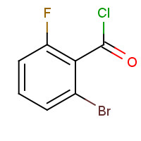 1020718-20-0 2-bromo-6-fluorobenzoyl chloride chemical structure