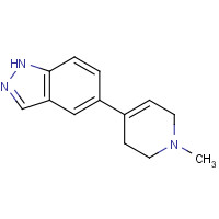 885272-72-0 5-(1-methyl-3,6-dihydro-2H-pyridin-4-yl)-1H-indazole chemical structure