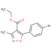 917388-58-0 ethyl 5-(4-bromophenyl)-3-methyl-1,2-oxazole-4-carboxylate chemical structure