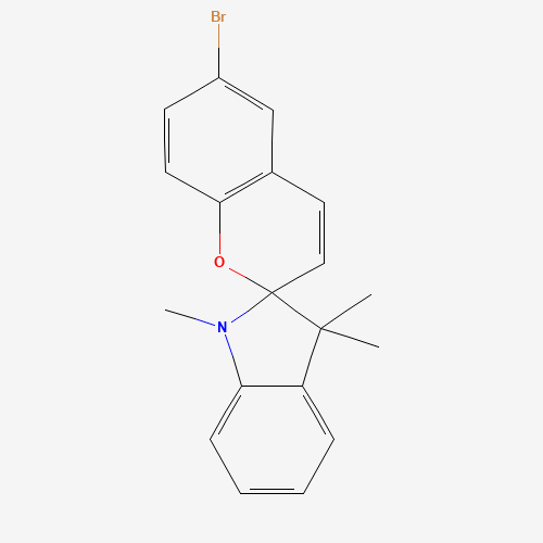 16650-14-9 6-bromo-1',3',3'-trimethylspiro[chromene-2,2'-indole] chemical structure