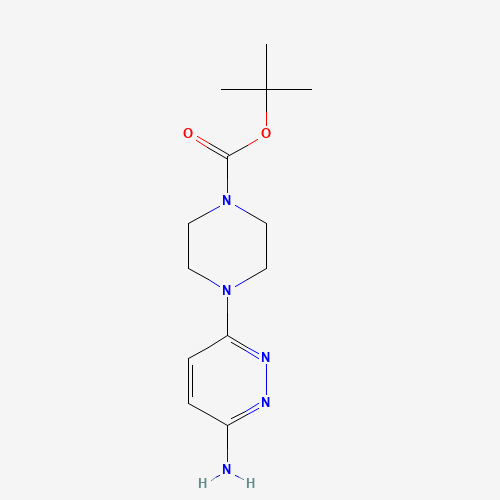 1211444-09-5 tert-butyl 4-(6-aminopyridazin-3-yl)piperazine-1-carboxylate chemical structure