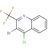 683274-52-4 3-bromo-4-chloro-2-(trifluoromethyl)quinoline chemical structure