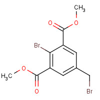 1378431-57-2 dimethyl 2-bromo-5-(bromomethyl)benzene-1,3-dicarboxylate chemical structure