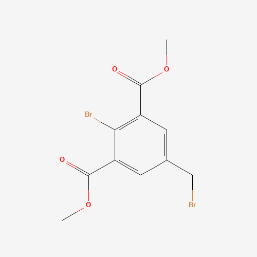 1378431-57-2 dimethyl 2-bromo-5-(bromomethyl)benzene-1,3-dicarboxylate chemical structure