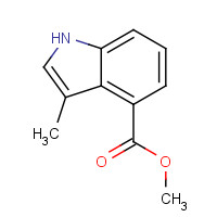 1255527-73-1 methyl 3-methyl-1H-indole-4-carboxylate chemical structure