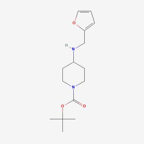 883516-51-6 tert-butyl 4-(furan-2-ylmethylamino)piperidine-1-carboxylate chemical structure