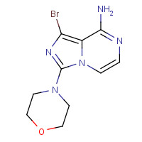 1419222-67-5 1-bromo-3-morpholin-4-ylimidazo[1,5-a]pyrazin-8-amine chemical structure