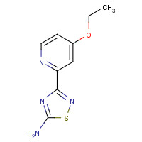 1179359-52-4 3-(4-ethoxypyridin-2-yl)-1,2,4-thiadiazol-5-amine chemical structure