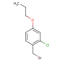 478929-74-7 1-(bromomethyl)-2-chloro-4-propoxybenzene chemical structure