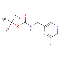 1187222-00-9 tert-butyl N-[(6-chloropyrazin-2-yl)methyl]carbamate chemical structure