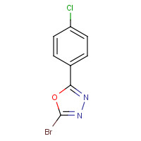 1368558-17-1 2-bromo-5-(4-chlorophenyl)-1,3,4-oxadiazole chemical structure