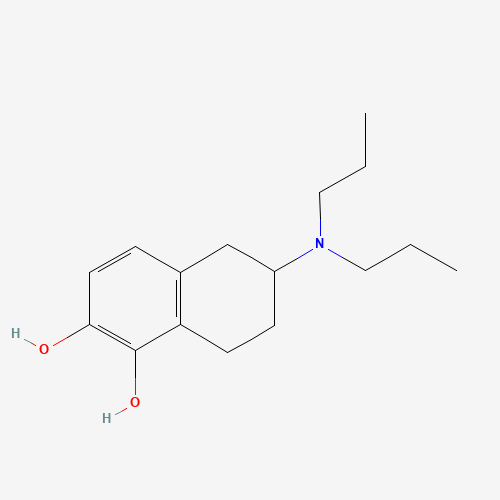 64309-39-3 6-(dipropylamino)-5,6,7,8-tetrahydronaphthalene-1,2-diol chemical structure