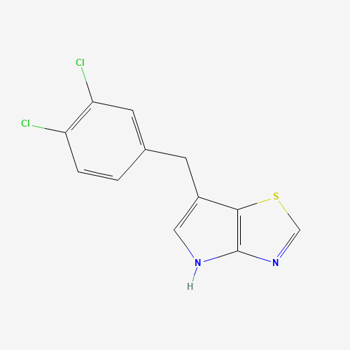 1312363-53-3 6-[(3,4-dichlorophenyl)methyl]-4H-pyrrolo[2,3-d][1,3]thiazole chemical structure