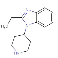 875664-91-8 2-ethyl-1-piperidin-4-ylbenzimidazole chemical structure