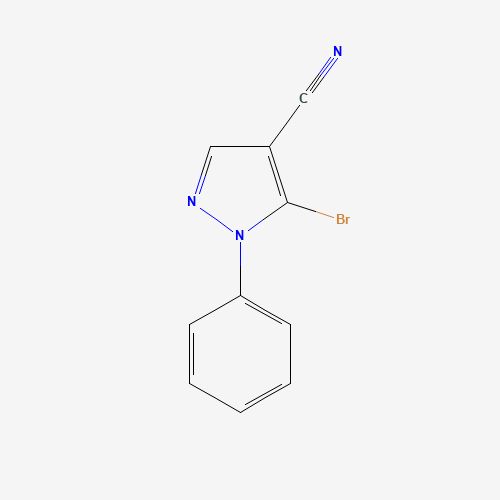 76767-44-7 5-bromo-1-phenylpyrazole-4-carbonitrile chemical structure