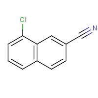 73399-87-8 8-chloronaphthalene-2-carbonitrile chemical structure