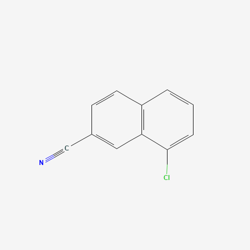 73399-87-8 8-chloronaphthalene-2-carbonitrile chemical structure