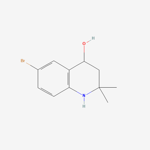 939462-84-7 6-bromo-2,2-dimethyl-3,4-dihydro-1H-quinolin-4-ol chemical structure