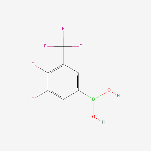 864759-64-8 [3,4-difluoro-5-(trifluoromethyl)phenyl]boronic acid chemical structure