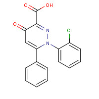 867130-69-6 1-(2-chlorophenyl)-4-oxo-6-phenylpyridazine-3-carboxylic acid chemical structure