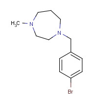 280560-78-3 1-[(4-bromophenyl)methyl]-4-methyl-1,4-diazepane chemical structure