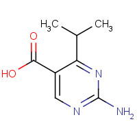 127958-03-6 2-amino-4-propan-2-ylpyrimidine-5-carboxylic acid chemical structure