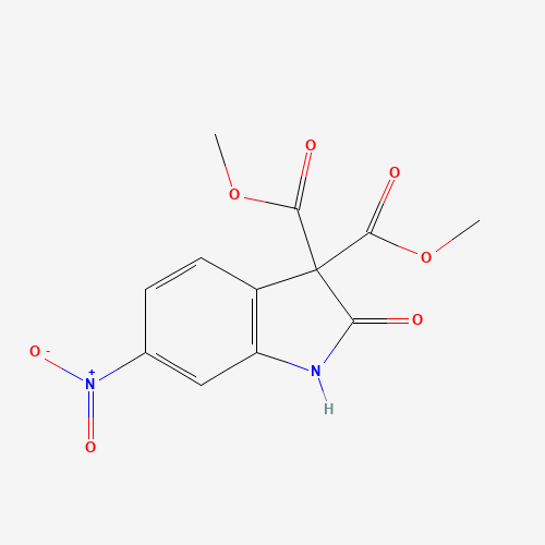 185433-47-0 dimethyl 6-nitro-2-oxo-1H-indole-3,3-dicarboxylate chemical structure