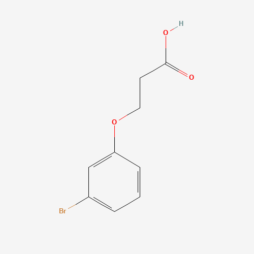 18386-03-3 3-(3-bromophenoxy)propanoic acid chemical structure