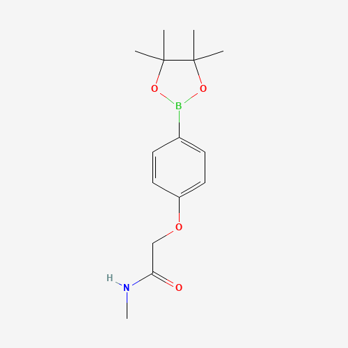 1415793-74-6 N-methyl-2-[4-(4,4,5,5-tetramethyl-1,3,2-dioxaborolan-2-yl)phenoxy]acetamide chemical structure