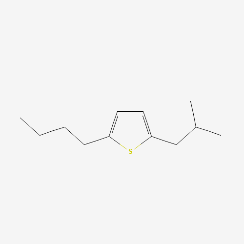 54845-35-1 2-butyl-5-(2-methylpropyl)thiophene chemical structure