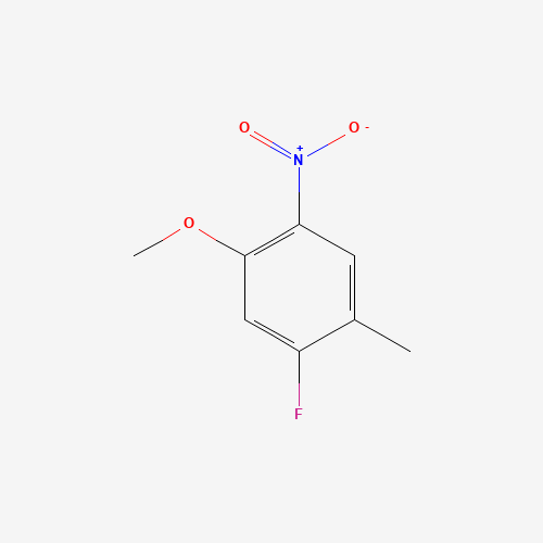 314298-13-0 1-fluoro-5-methoxy-2-methyl-4-nitrobenzene chemical structure