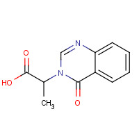 61381-36-0 2-(4-oxoquinazolin-3-yl)propanoic acid chemical structure