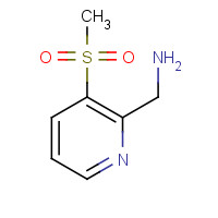 342816-35-7 (3-methylsulfonylpyridin-2-yl)methanamine chemical structure