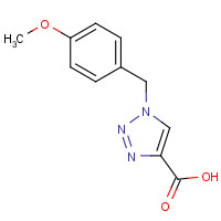 716361-79-4 1-[(4-methoxyphenyl)methyl]triazole-4-carboxylic acid chemical structure