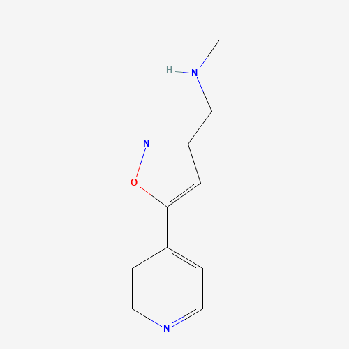 893639-41-3 N-methyl-1-(5-pyridin-4-yl-1,2-oxazol-3-yl)methanamine chemical structure