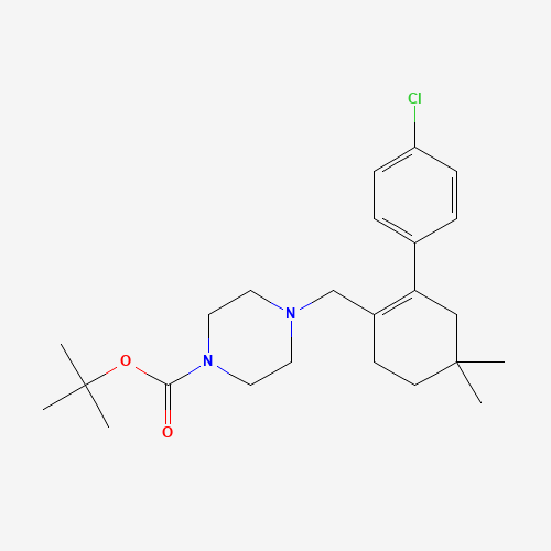1228780-71-9 tert-butyl 4-[[2-(4-chlorophenyl)-4,4-dimethylcyclohexen-1-yl]methyl]piperazine-1-carboxylate chemical structure