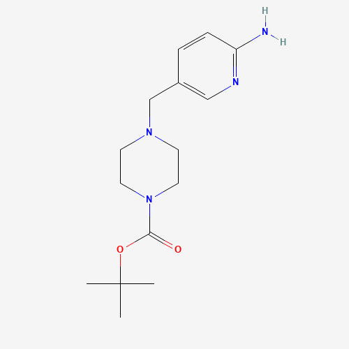 1178566-52-3 tert-butyl 4-[(6-aminopyridin-3-yl)methyl]piperazine-1-carboxylate chemical structure