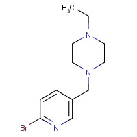 1231930-25-8 1-[(6-bromopyridin-3-yl)methyl]-4-ethylpiperazine chemical structure