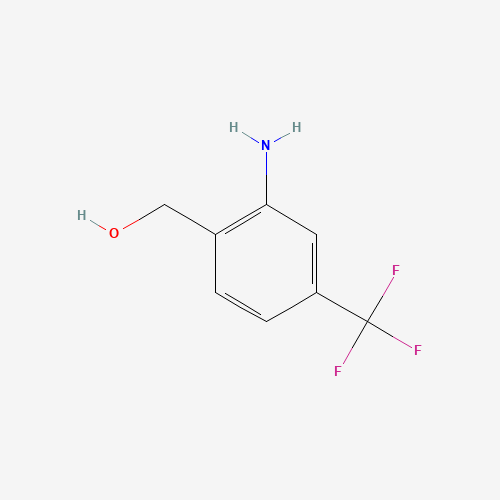 186602-93-7 [2-amino-4-(trifluoromethyl)phenyl]methanol chemical structure