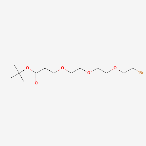 782475-37-0 tert-butyl 3-[2-[2-(2-bromoethoxy)ethoxy]ethoxy]propanoate chemical structure
