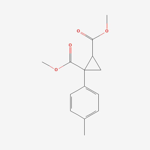 345618-40-8 dimethyl 1-(4-methylphenyl)cyclopropane-1,2-dicarboxylate chemical structure